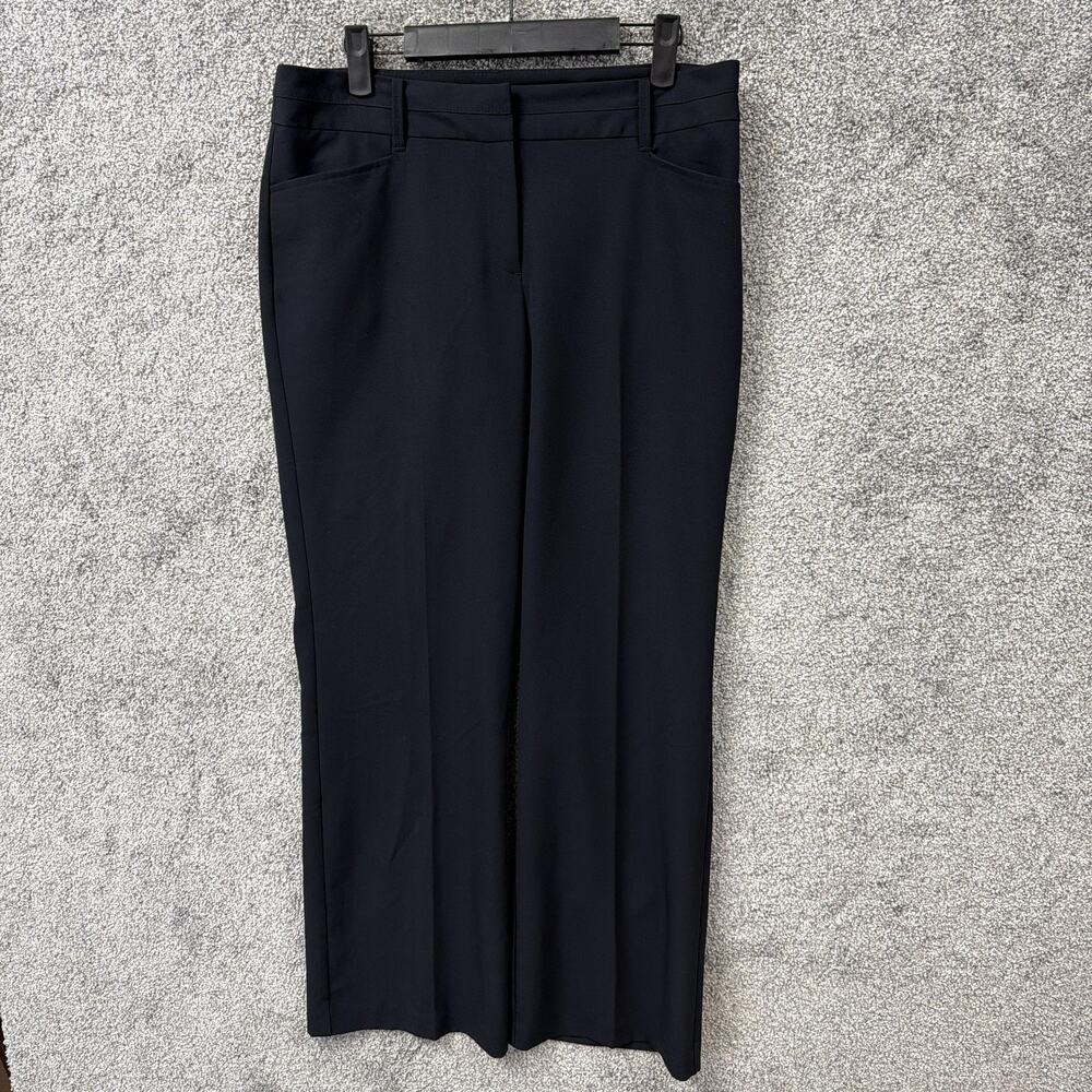 Van Heusen Dress Pants Womens 6 32x26.5 Blue Straight Stretch Office Workwear
